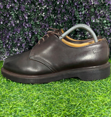 Dr. Martens 1561/59 Mens Size 9 Brown Leather 3-Eylet Lace 