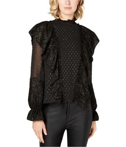 Rachel Zoe Womens Ruffle Pullover Blouse