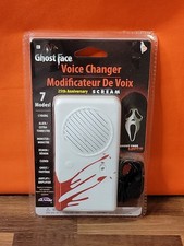 Scream 25th Anniversary Ghostface Ghost Face Deluxe Voice Changer  Brand New