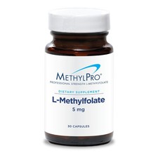 MethylPro L-Methylfolate 5 mg - L Methyl Folate, 30 Count Pack of 1 