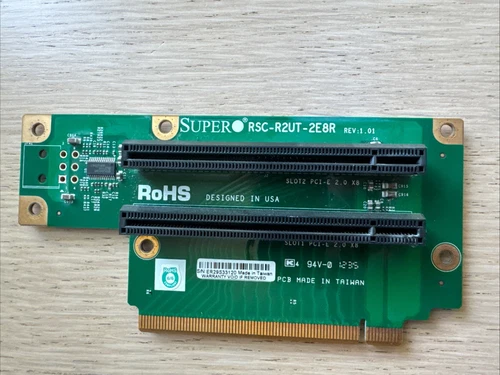 Supermicro RSC-R2UT-2E8R Riser Card PCI-E