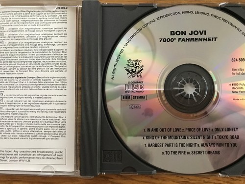 BON JOVI - Various CDs - Priced Individually *Part of BUY ANY 3 FOR 2 OFFER - Picture 4 of 16