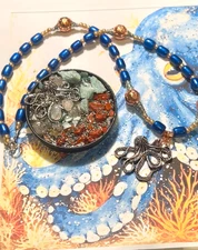 SALE Voodoo Witch Bruja Octopus Hide Safety Spiritual Protection Amulet Set V8