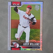2026 Topps Series 1 Celebration - Gavin Williams Opening Day Foilboard 