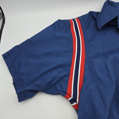 1957 Pabst Blue Ribbon Button Down Bowling Shirt by HILTON | Size Large - Picture 3 of 19