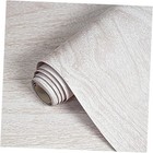 White Wood Contact Paper for Cabinets and Drawers Wood Grain Peel and Stick 