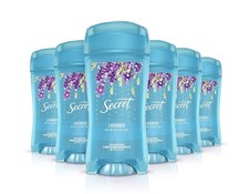 6 Secret Antiperspirant Deodorant Gel Lavender Scent Odor Protection 2.6 Oz