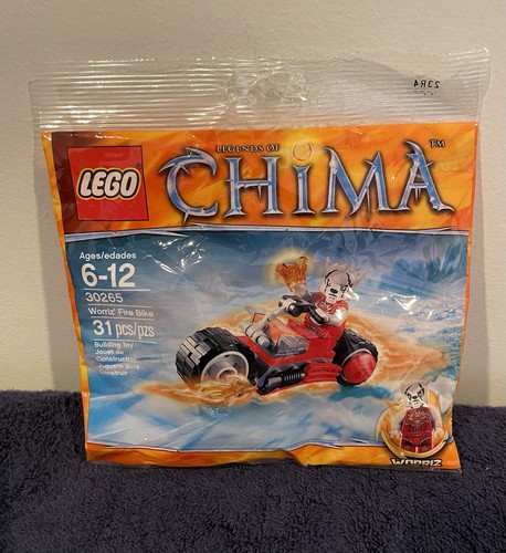 LEGO 30265 Legends of Chima Worriz' Fire Bike New in Sealed Polybag