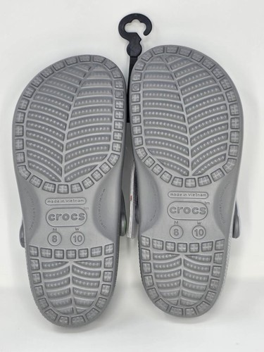NEU MIT ETIKETT SILBER DAS KIND GROGU BABY YODA CROCS ERWACHSENE GRÖSSE M 8 W 10 ~ KOSTENLOSER US-VERSAND - Bild 5 von 7