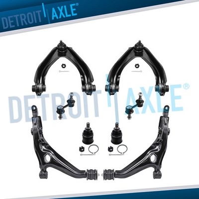 8pc Front Lower & Upper Control Arms Kit for 1997 1998 1999 2000 2001 Honda CR-V