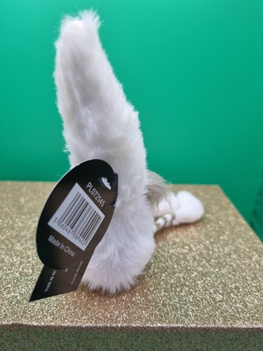 Sitting Gonk With White Furry Hat Christmas Neutral Xmas Dangly Legs - Picture 2 of 2