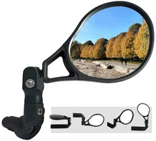 Hafny E13 Approved E-Bike Mirror, Large Surface Bar End Bike , HD Automotive