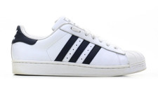 adidas Superstar II Sneaker Toddlers Size 2C Casual White Leather Shell Toe Shoe
