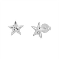 Ohrstecker Kleiner Stern 925 Sterling Silber Zierlich Himmlisch - Silverly