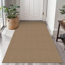 Braided Area Rug 3x5 Ft Washable Rugs for Entryway Throw Rugs Rubber Backed B...