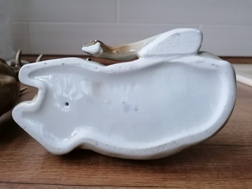 Gräfenthal Porzellan wunderschönes Hirschpärchen  aus den 50zigern Made in DDR - Bild 10 von 11