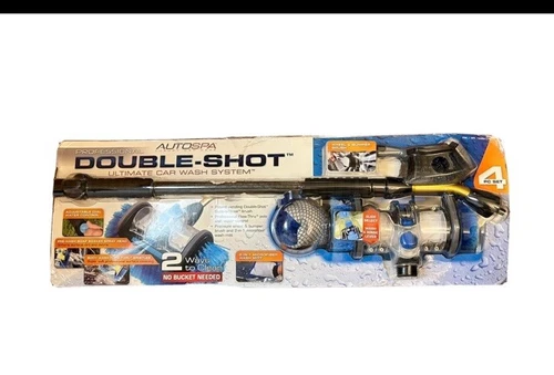 AutoSpa Professional Double-Shot Ultimate Car Wash System 4 Piece Set New