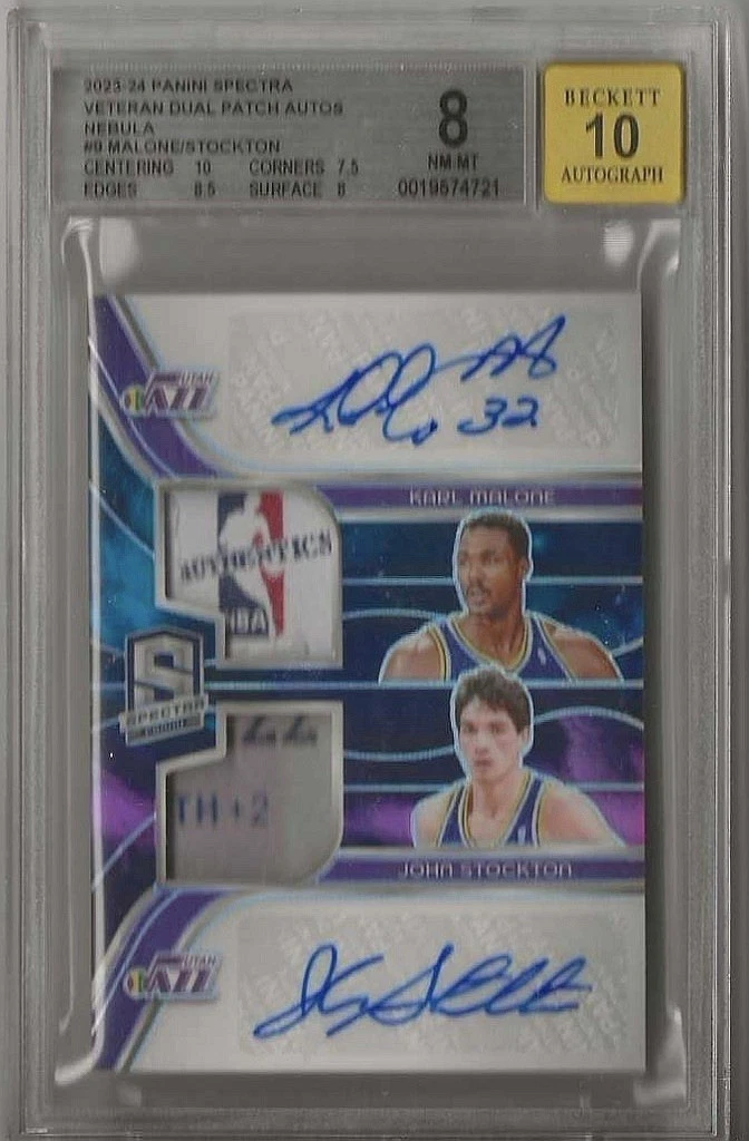 John Stockton Basketball Autographed Sports Trading Cards