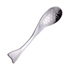 Fischform -Suppe Löffel Edelstahlsuppe Fisch Dinner (M) Küchenlöffel