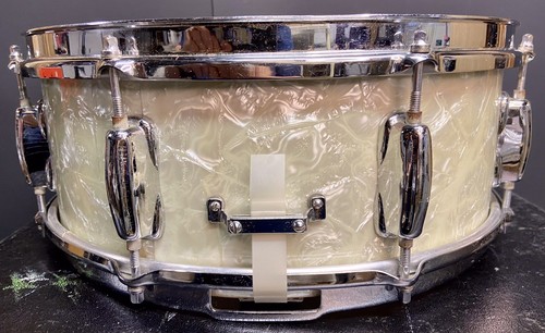 Tamburo rullante Slingerland Hollywood Ace #146 5,5x14" c. primi anni '70 + custodia - supporto - Foto 7 di 16
