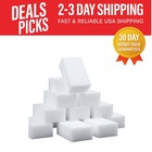 Extra Thick Melamine Magic Cleaning Sponges - 100 Count for Easy Scrubbing