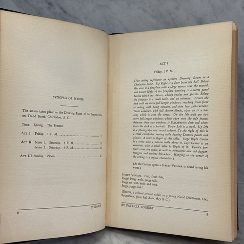 Syllabub - A Play by Patricia Colbert South Carolina Hardcover 1st Edition 1946 - Picture 12 of 13