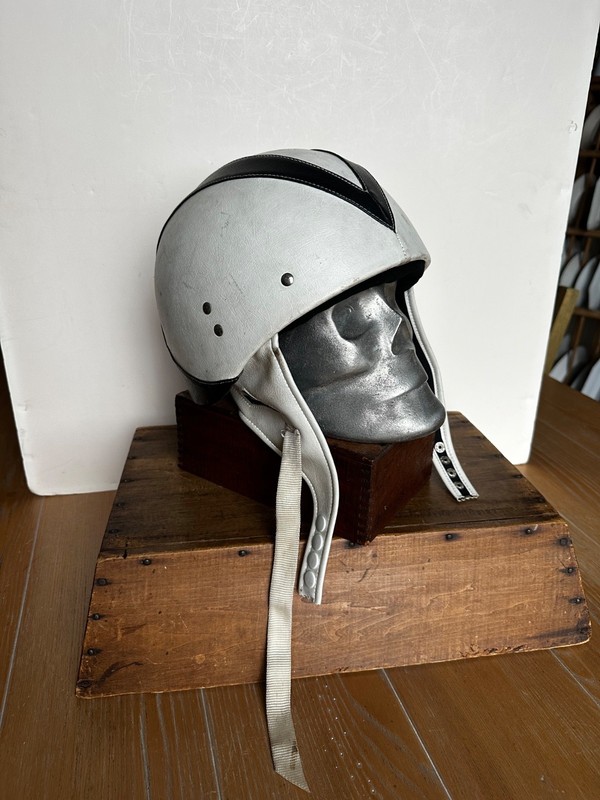 Vintage 1968 Motorcycle Racing Helmet Scooter AMA Group I Competition