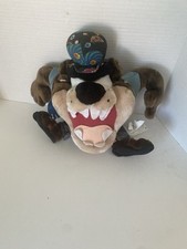 WB Looney Tunes Tasmanian Devil TAZ AS HIPPIE Plush Stuffed