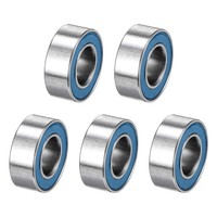 5X MR84-2RS Rillenkugellager 4X8X3Mm Doppelt Abgedichtet Chromstahl ABEC-7
