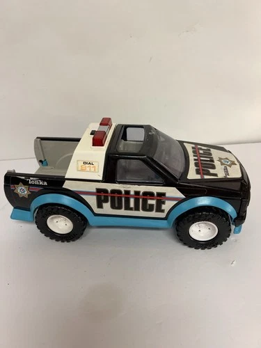 Vintage 1991 Tonka Police Pickup Truck Pressed Steel Parts Repair