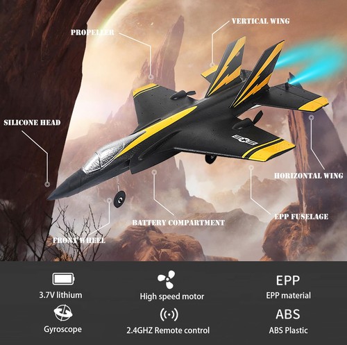 Foam F-35 RC 2CH Remote Control Fighter Jet Plane Airplane Toy for Adults Boy... - Picture 4 of 6