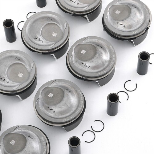 STD 8Pcs Pistons & Rings Set Φ96mm For Porsche Panamera Cayenne 955 957 M48 4.8T - Picture 3 of 16