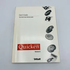 Intuit Quicken For DOS Version 8 Users Guide 1994 Computer Vintage