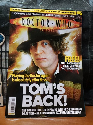 Doctor Who Mag Tom Baker Is Back August 19, 2009 FN - Imagen 2 de 2