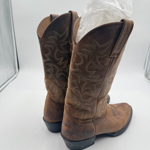 Ariat Heritage Punta R Para Hombre Talla 8.5 D Marrón Western Cuero Bota 10002204 (34725) - Imagen 6 de 15