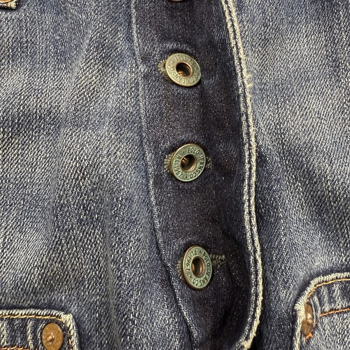 Vintage Polo Ralph Lauren GIVE Carpenter Double-Knee Größe 31x32 Button Fly - Bild 8 von 18