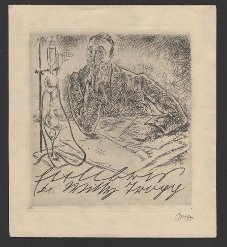 31)Nr.063,EXLIBRIS, Ex Libris,Bookplate, Willi Geiger, C3 - signiert
