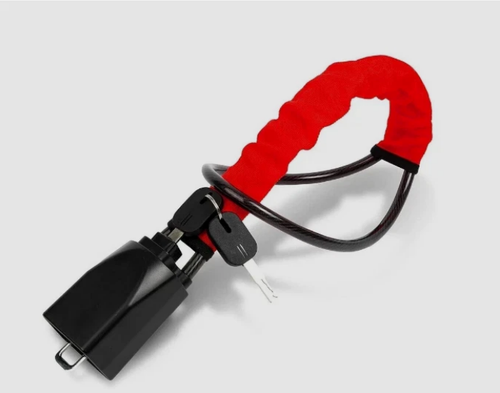 Bloqueo de volante dispositivo de seguridad antirrobo para automóvil bloqueo de cinturón de seguridad de alta resistencia - Imagen 1 de 6