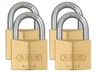 ABUS Mechanical 65/40mm Brass Padlock Quad Pack ABU6540QPK