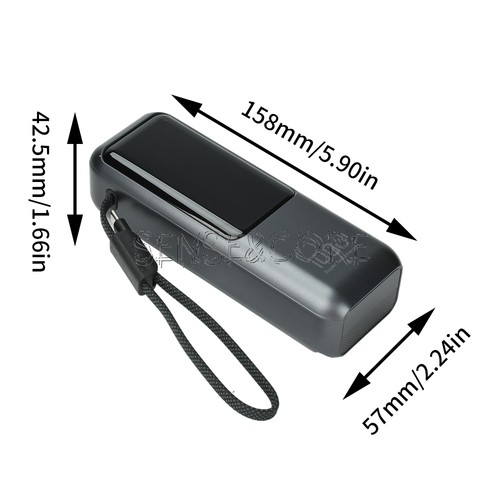 Custodia power bank ricarica rapida PD 100W alta potenza kit fai da te 4*21700 scatola batteria - Foto 23 di 24