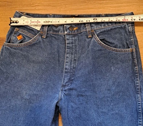 Wrangler Flame Resistant Jeans Mens Size 34X36 Relaxed Fit FR31MWZ - Bild 5 von 10