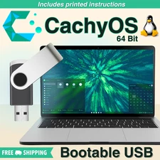 CachyOS Linux Bootable USB (64 Bit) User Friendly Arch Linux Based Distribution