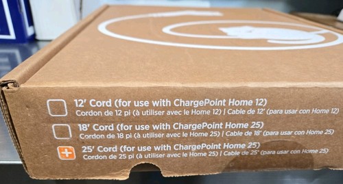 ChargePoint Home 32 Amp Hardwired EV Charger Base CPH25 And 25' Cables - Picture 11 of 12