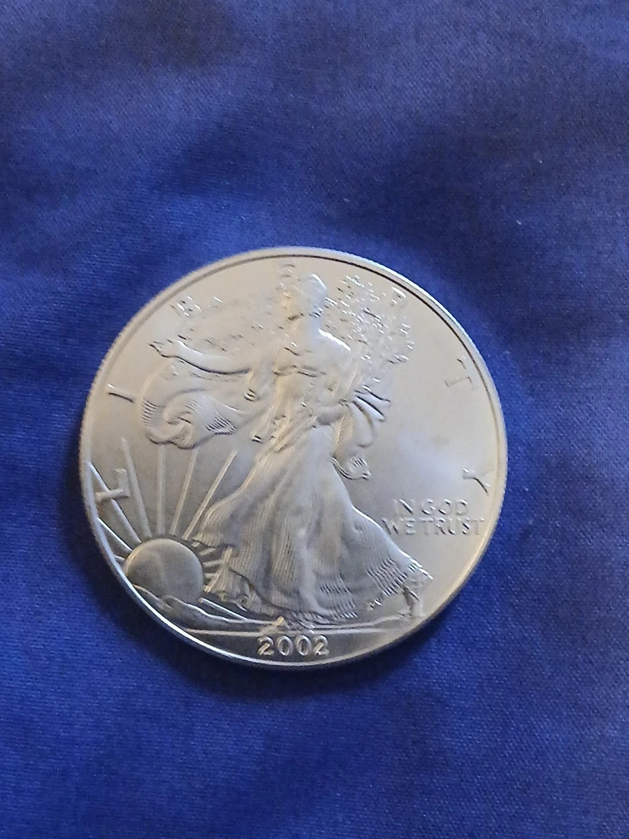 American Eagle Uncertified 2002 Silver Bullion Coins for sale | eBay