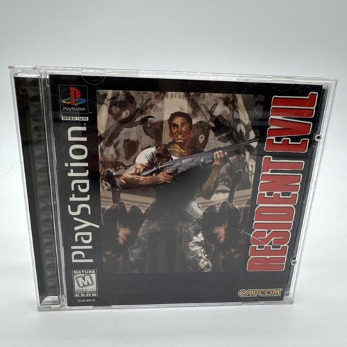 Resident Evil (PlayStation 1 PS1 Playstation 1 Black Label Hülle & Handbuch OHNE SPIEL - Bild 6 von 9