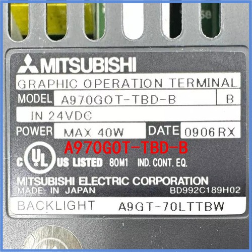 Original in stock HMI A970GOT-TBD-B Mitsubishi Operation Panel Touch Screen - Picture 3 of 6