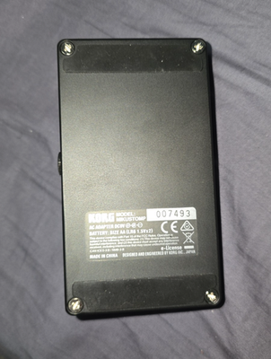 KORG Miku sing in the guitar Compact effector MIKU STOMP from