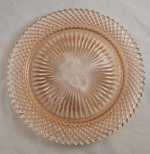 Anchor Hocking Miss America Pink Depression Glass 10.25" Dinner Plate