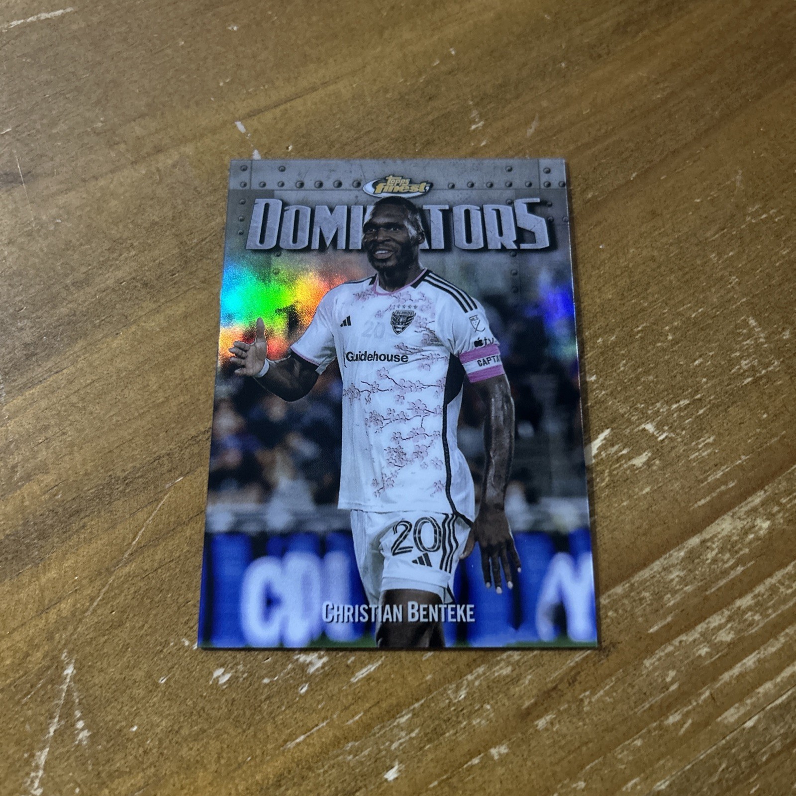 2024 Topps Finest MLS Christian Benteke Dominators Insert DC United