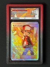 ACE 10 Red's Challenge 213/214 Full Art Pokémon Card SM Unbroken Bonds GEM MINT